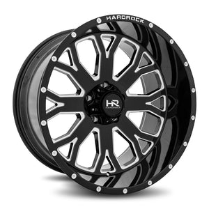 Hardrock | Slammer XPosed | Gloss Black Milled | 22x12 | 5x139.7 | -44mm | CB87