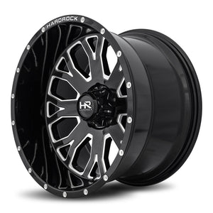 Hardrock | Slammer XPosed | Gloss Black Milled | 24x12 | 8x170 | -44mm | CB125.2