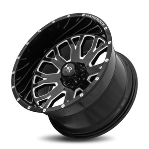 Hardrock | Slammer XPosed | Gloss Black Milled | 24x12 | 8x180 | -44mm | CB124.3