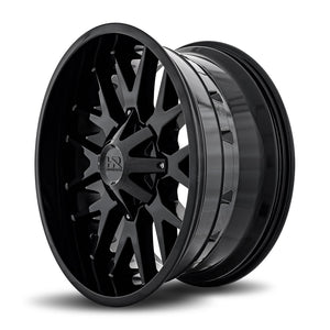 Hardrock | Affliction | Gloss Black | 22x10 | 6x135/139.7 | -19mm | CB108