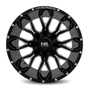 Hardrock | Affliction | Gloss Black Milled | 20x12 | 5x139.7/150 | -44mm | CB110.3