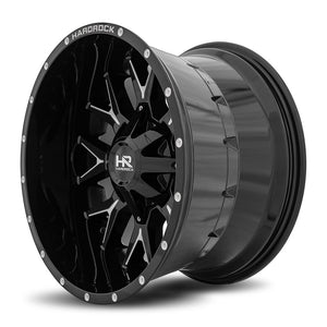 Hardrock | Affliction | Gloss Black Milled | 20x12 | 5x139.7/150 | -44mm | CB110.3