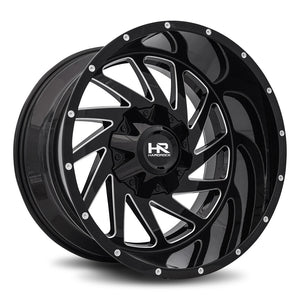 Hardrock | Crusher | Gloss Black Milled | 20x12 | 5x150/139.7 | -44mm | CB110.3