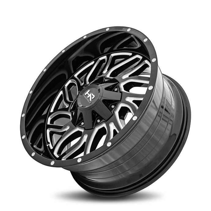 Hardrock | Destroyer | Gloss Black Milled | 20x10 | 5x150/139.7 | -19mm | CB110.3