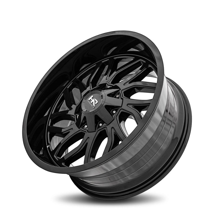 Hardrock | Destroyer | Gloss Black | 22x10 | 8x165.1 | -25mm | CB125.2