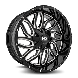 Hardrock | Destroyer | Gloss Black Milled | 22x10 | 5x150/139.7 | -25mm | CB110.3