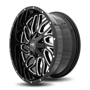 Hardrock | Destroyer | Gloss Black Milled | 22x10 | 5x150/139.7 | -25mm | CB110.3