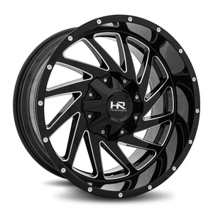 Hardrock | Crusher | Gloss Black Milled | 20x10 | 6x135/139.7 | -19mm | CB108