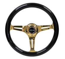 NRG 1.5" DEEP DISH WOOD GRAIN STEERING WHEEL