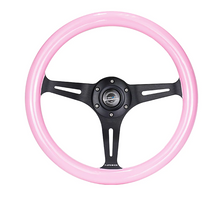 NRG 1.5" DEEP DISH WOOD GRAIN STEERING WHEEL