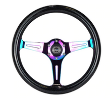 NRG 1.5" DEEP DISH WOOD GRAIN STEERING WHEEL